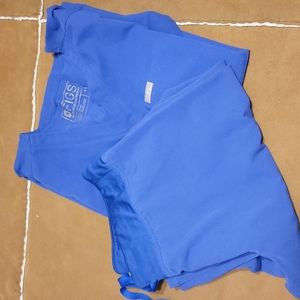 Figs women's size small scrubs.I think they are like an electric blue, not royal